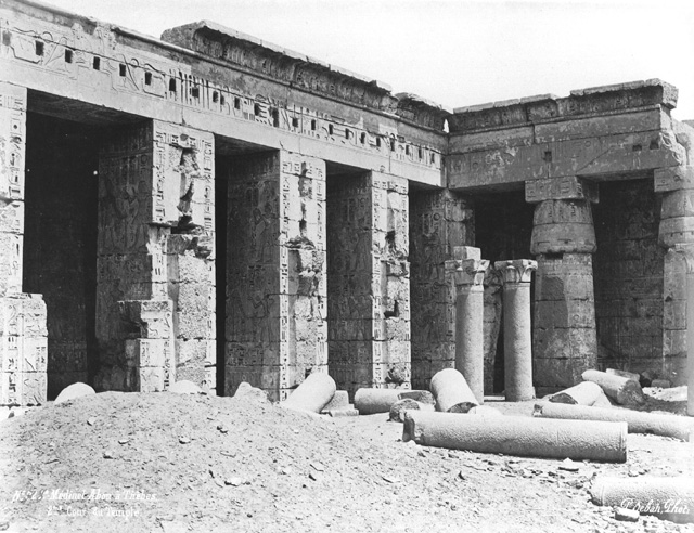 Sebah, J. P., The Theban west bank, Medinet Habu (c.1875
[Estimated date.])