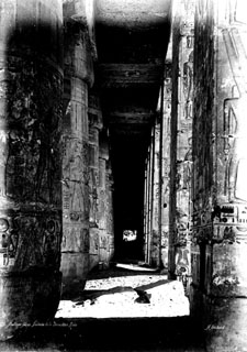 Bchard, H., The Theban west bank, Medinet Habu (before 1887
[Reproduced in 1887.]) (Enlarged image size=30Kb)