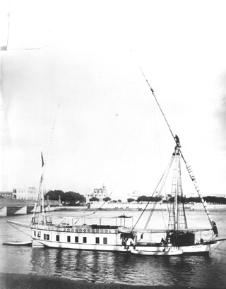 not known, Nile transport (c.1890
[Estimated date.]) (Enlarged image size=37Kb)