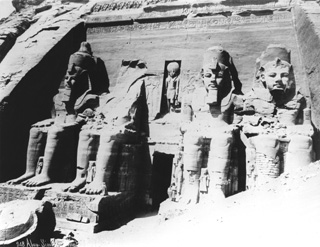 Sebah, J. P., Abu Simbel (c.1890
[Estimated date.]) (Enlarged image size=43Kb)