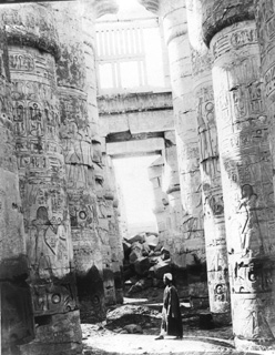 Zangaki, G. (probably), Karnak (c.1880
[Estimated date.]) (Enlarged image size=47Kb)