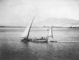 not known, The Theban west bank (c.1890
[Estimated date.]) (Enlarged image size=27Kb)