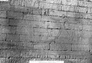 not known, The Theban west bank, Medinet Habu (c.1890
[Estimated date.]) (Enlarged image size=45Kb)