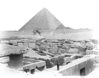 not known, Giza (1886 or later
[After the Maspero/Brugsch excavation in 1886.]) (Enlarged image size=56Kb)