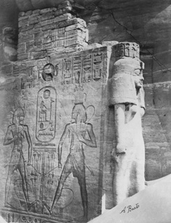 Beato, A., Abu Simbel (c.1890
[Estimated date.]) (Enlarged image size=41Kb)