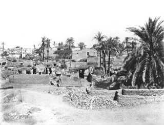 Sebah, J. P., Egyptian countryside (before 1874
[In an album dated 1873-4.]) (Enlarged image size=38Kb)