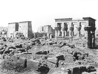 Sebah, J. P., Philae (before 1874
[Gr. Inst. 3376 in an album dated 1873-4.]) (Enlarged image size=43Kb)