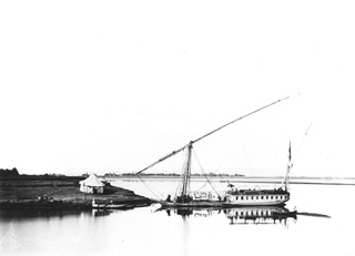 not known, Nile transport (before 1872
[In an album dated 1871-2.]) (Enlarged image size=15Kb)