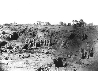 Hammerschmidt, W., Karnak (1857-9
[The dates of Hammerschmidt's visits to Egypt.]) (Enlarged image size=40Kb)