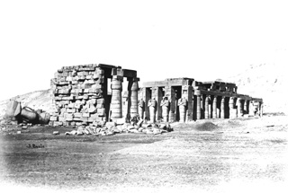 Beato, A., The Theban west bank, the Ramesseum (before 1872
[In an album dated 1871-2.]) (Enlarged image size=28Kb)