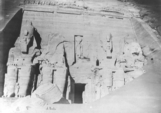 Beato, A., Abu Simbel (before 1872
[In an album dated 1871-2.]) (Enlarged image size=34Kb)