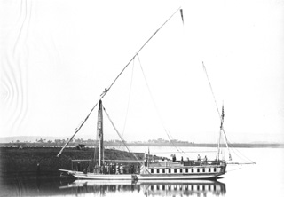 not known, Nile transport (c.1890
[Estimated date.]) (Enlarged image size=18Kb)