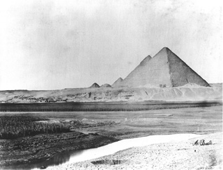 Beato, A., Giza (c.1900
[In an album dated 1904.]) (Enlarged image size=31Kb)