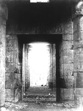 Hammerschmidt, W., The Theban west bank, the Ramesseum (1857-9
[The dates of Hammerschmidt's visits to Egypt.]) (Enlarged image size=57Kb)