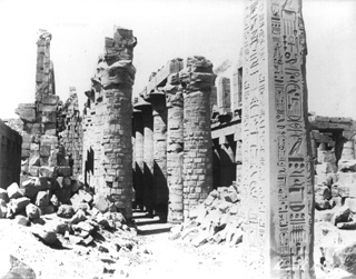 Zangaki, G., Karnak (c.1880
[Estimated date.]) (Enlarged image size=46Kb)