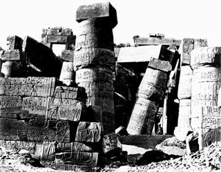 Bonfils, F., Karnak (c.1880
[Estimated date.]) (Enlarged image size=37Kb)