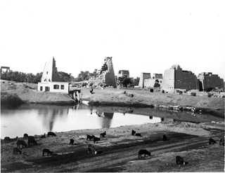 not known (probably A. Beato), Karnak (c.1890 [Estimated date.]) (Enlarged image size=40Kb)