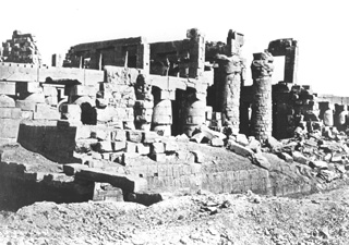 Sebah, J. P., Karnak (before 1876
[In an album dated 1876.]) (Enlarged image size=45Kb)