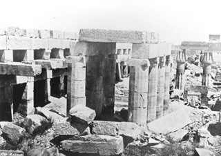 Sebah, J. P., Karnak (before 1876
[In an album dated 1876.]) (Enlarged image size=39Kb)