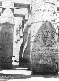 Sebah, J. P., Karnak (before 1874
[Contemporary with Gr. Inst. 3368.]) (Enlarged image size=44Kb)