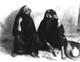 Click to see details of two veiled women seated.
