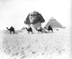 Click to see details of the great sphinx, with camel riders in...