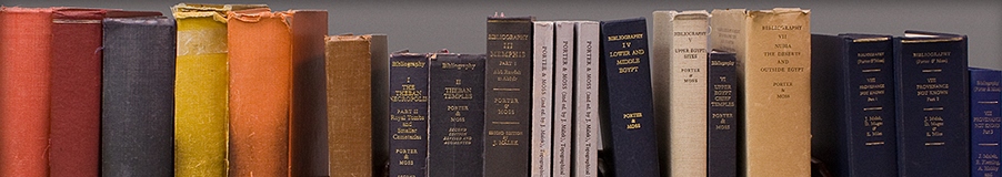 Selection of published volumes of the Topographical Bibliography