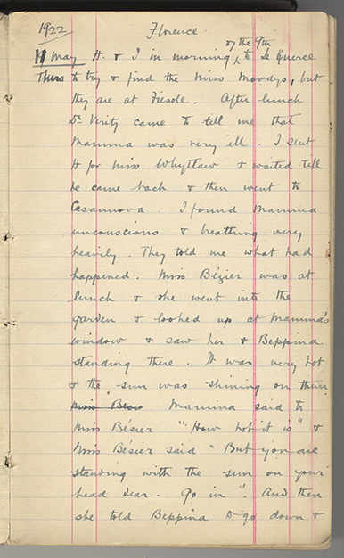 Minnie Burton's Diary, p. 3