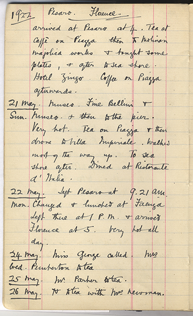 Minnie Burton's Diary, p. 12