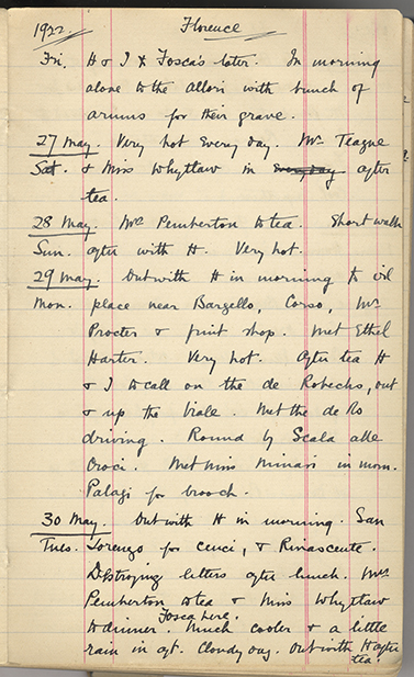 Minnie Burton's Diary, p. 13