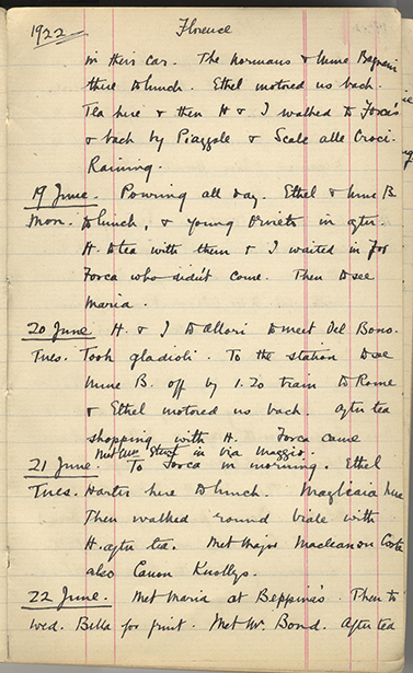 Minnie Burton's Diary, p. 19