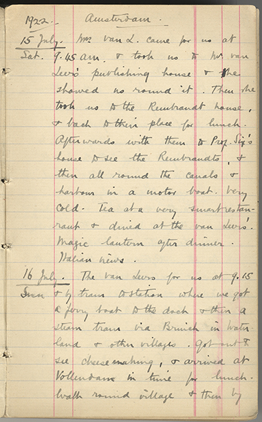 Minnie Burton's Diary, p. 25