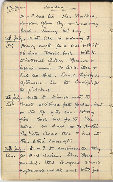 Minnie Burton's Diary, p. 28