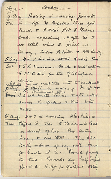 Minnie Burton's Diary, p. 32