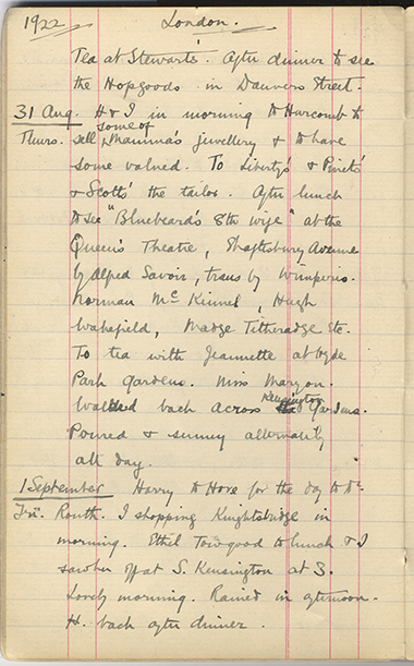 Minnie Burton's Diary, p. 42