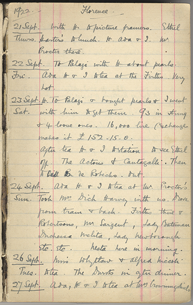 Minnie Burton's Diary, p. 47