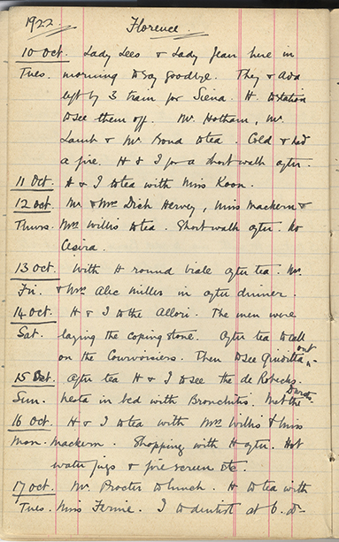 Minnie Burton's Diary, p. 50