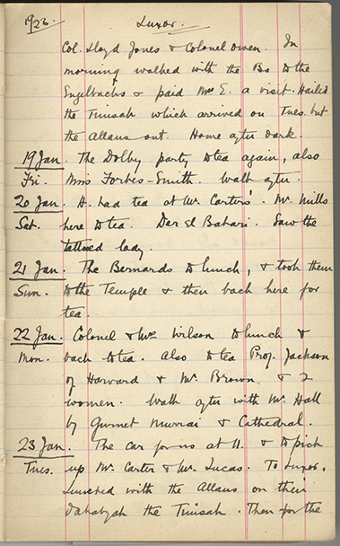 Minnie Burton's Diary, p. 71