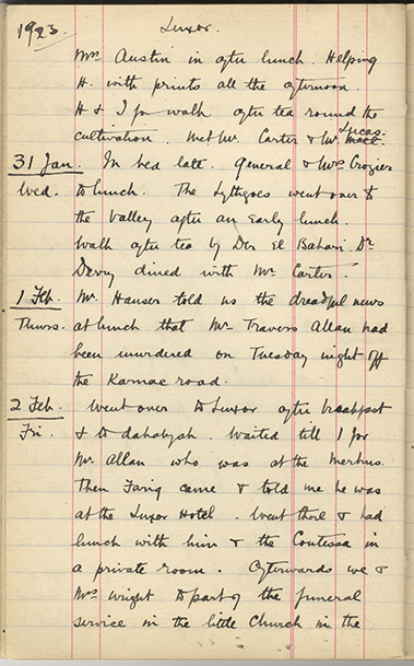 Minnie Burton's Diary, p. 74