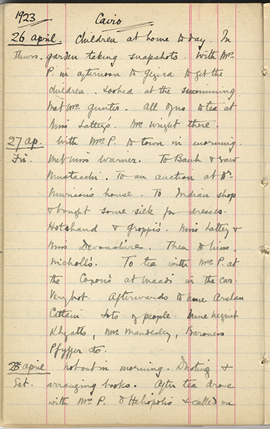 Minnie Burton's Diary, p. 92