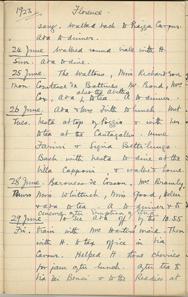 Minnie Burton's Diary, p. 105