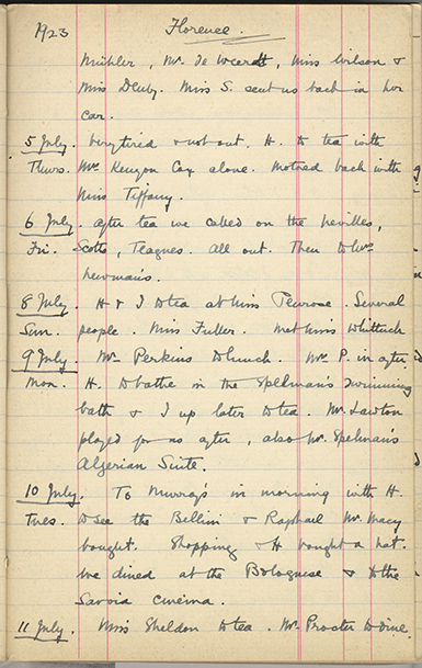 Minnie Burton's Diary, p. 107