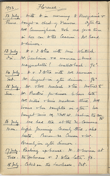 Minnie Burton's Diary, p. 108