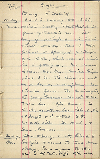 Minnie Burton's Diary, p. 127