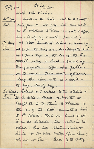 Minnie Burton's Diary, p. 128