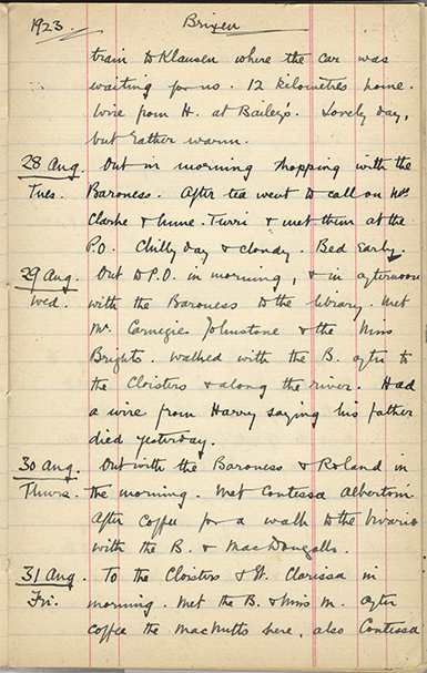 Minnie Burton's Diary, p. 129