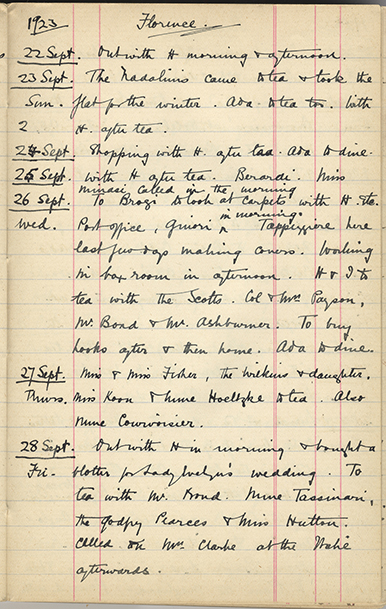 Minnie Burton's Diary, p. 135