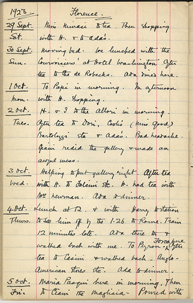 Minnie Burton's Diary, p. 136