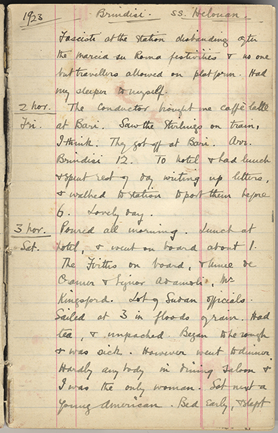 Minnie Burton's Diary, p. 143