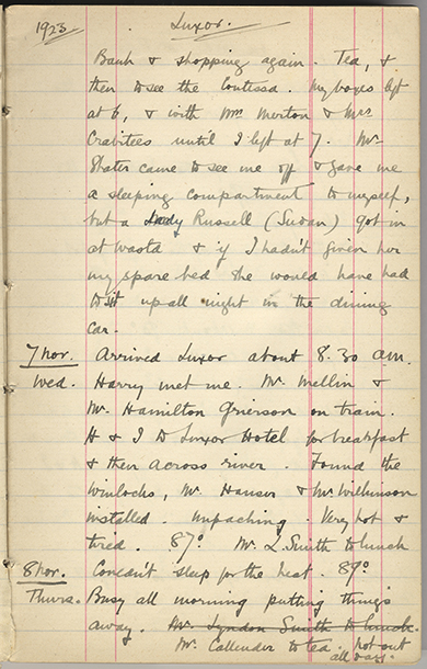 Minnie Burton's Diary, p. 145